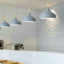 Moderne pendant lys Aluminium Macaron Lampe Home Justerbar Lys