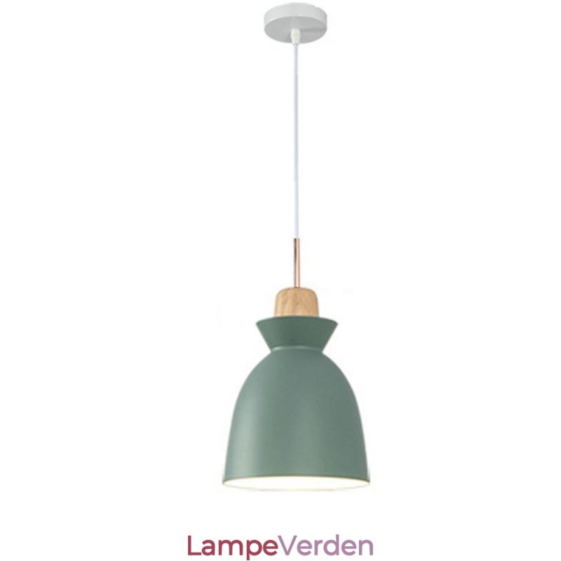 Pendel Nordic Metal Dome Macaron Farver Lampe Lys