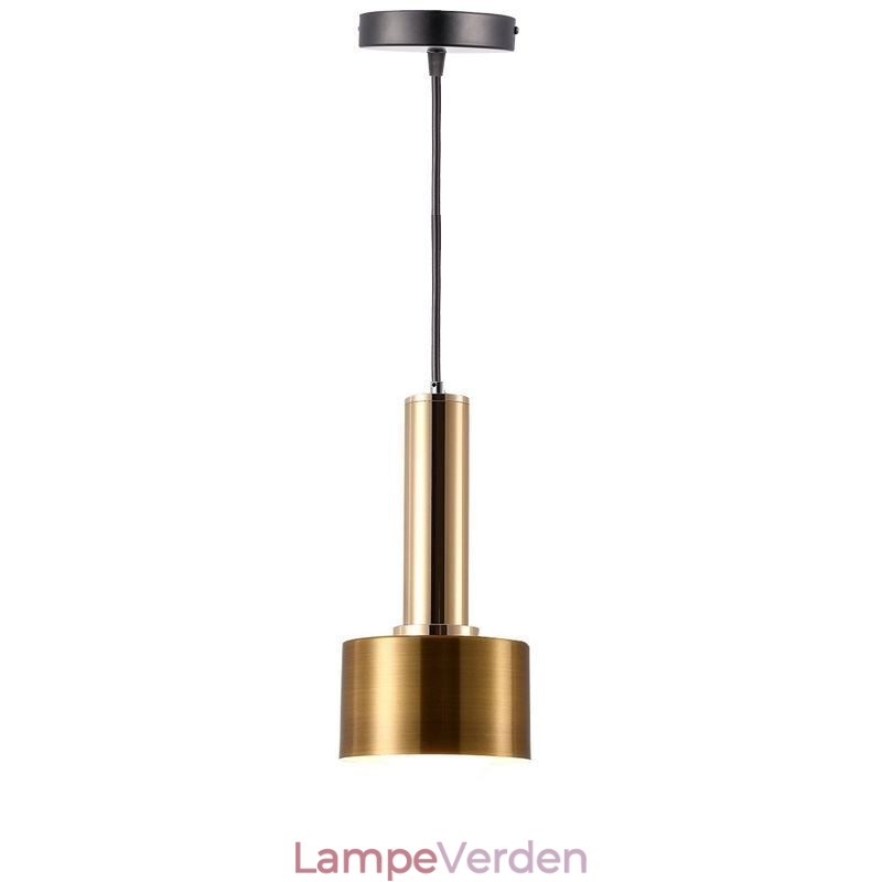 Moderne Simpel Pendel Lys Cylinder Form Lampe Aluminium Belysning Lys