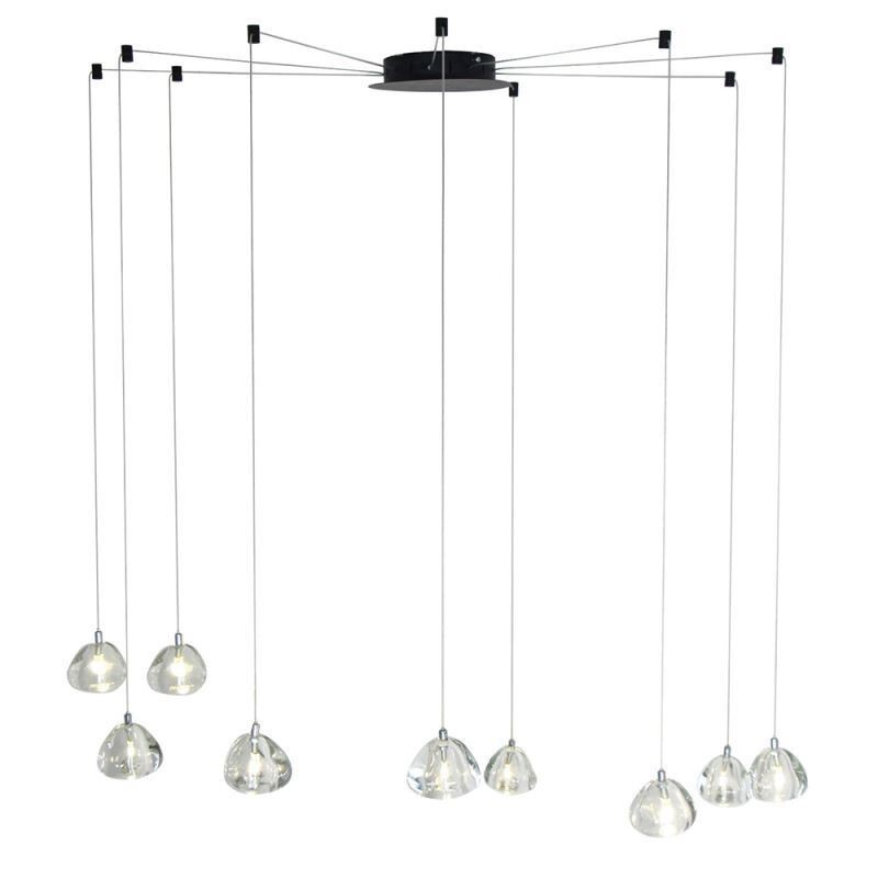 Moderne pendant lys krystal lysekrone lys hjemmebelysning lampe