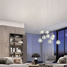 Moderne pendant lys krystal lysekrone lys hjemmebelysning lampe