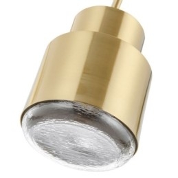 Postmoderne Glas Pendel Light Golden Cylinder Lampe Bright Lighting Light