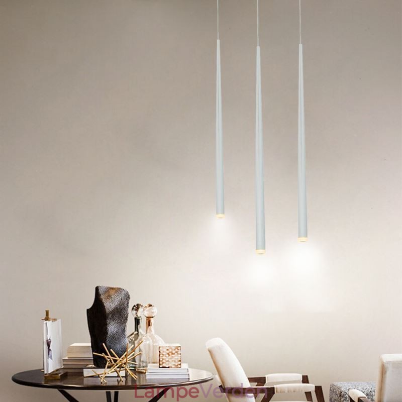 Moderne Pendellampe Cylinderform Lampe Meteor Regnbelysning