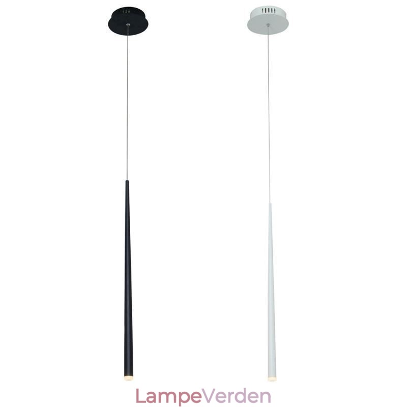 Moderne Pendellampe Cylinderform Lampe Meteor Regnbelysning
