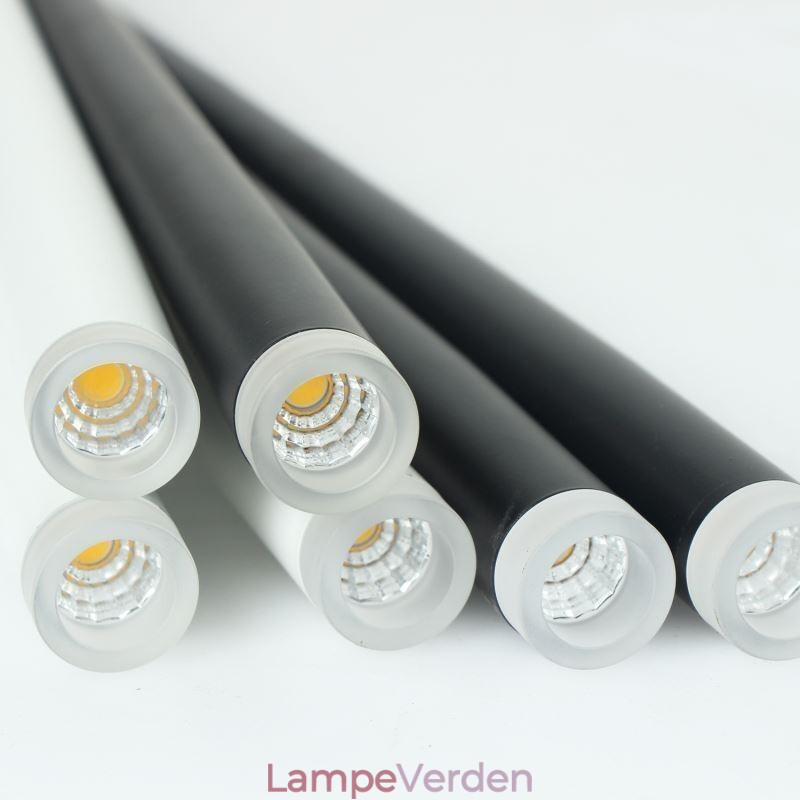 Moderne Pendellampe Cylinderform Lampe Meteor Regnbelysning