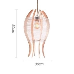 DIY Nordic Wood Fish Pendel