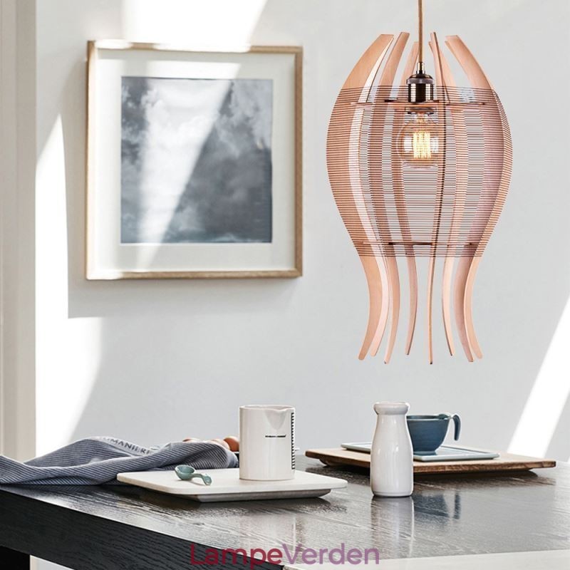 DIY Nordic Wood Fish Pendel