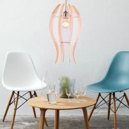 DIY Nordic Wood Fish Pendel
