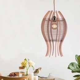 DIY Nordic Wood Fish Pendel