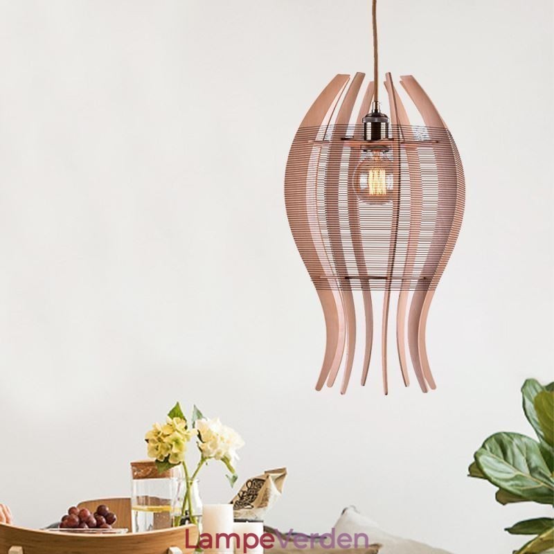 DIY Nordic Wood Fish Pendel