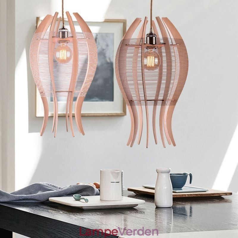 DIY Nordic Wood Fish Pendel