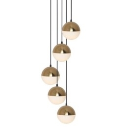 Nordic Cluster Pendel Light Creative Circle Shape Lampebelysning