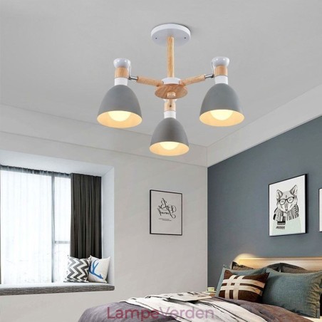Nordic Macaron Pendel Light Creative Wood lysekrone Nordic Macaron Pendel Light Creative Wood lysekrone