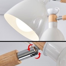 Nordic Macaron Pendel Light Creative Wood lysekrone