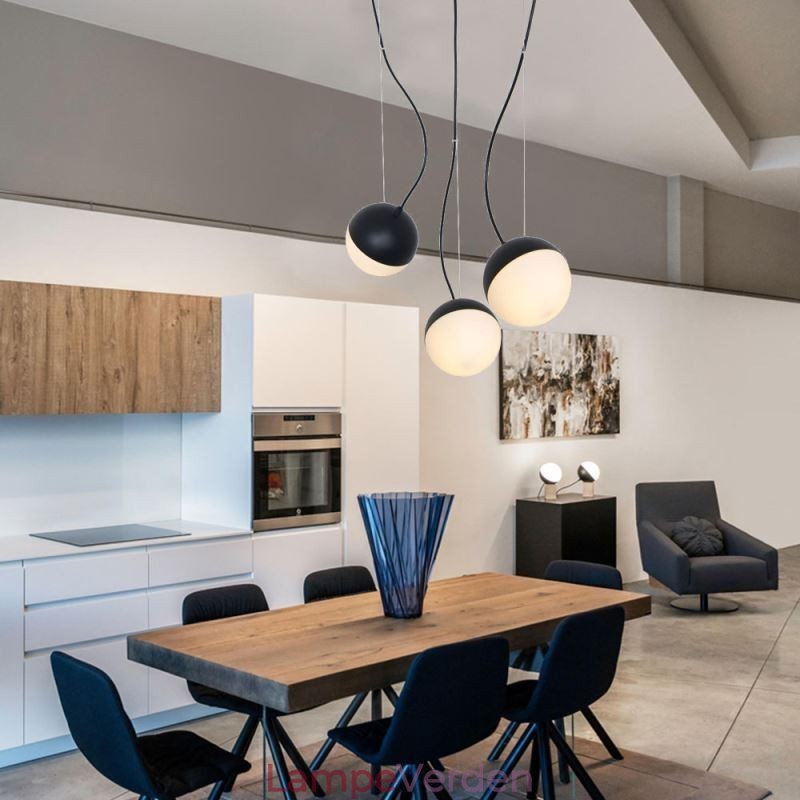 Nordic Ball Cluster Pendel Light Modern Creative Rund Shape Lampebelysning