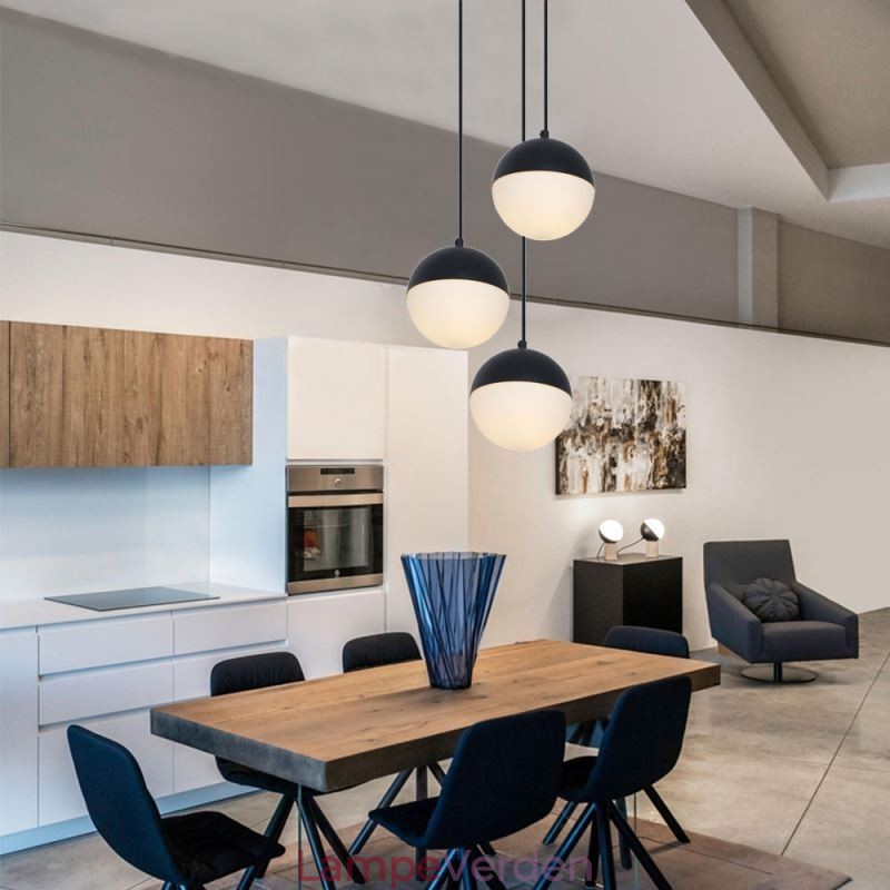 Nordic Ball Cluster Pendel Light Modern Creative Rund Shape Lampebelysning