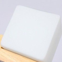 Nordic Wood Pendellampe Glas Lampeskærm Lysekrone