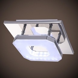 Akryl Flush Mount 1 lys moderne akryl galvanisering rustfrit stål