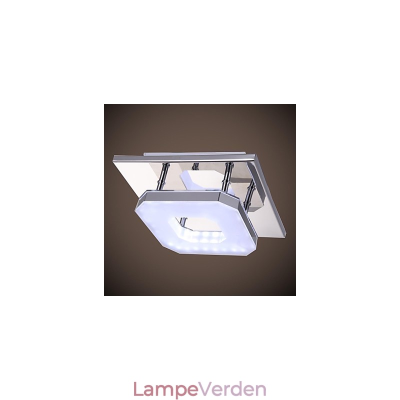 Akryl Flush Mount 1 lys moderne akryl galvanisering rustfrit stål