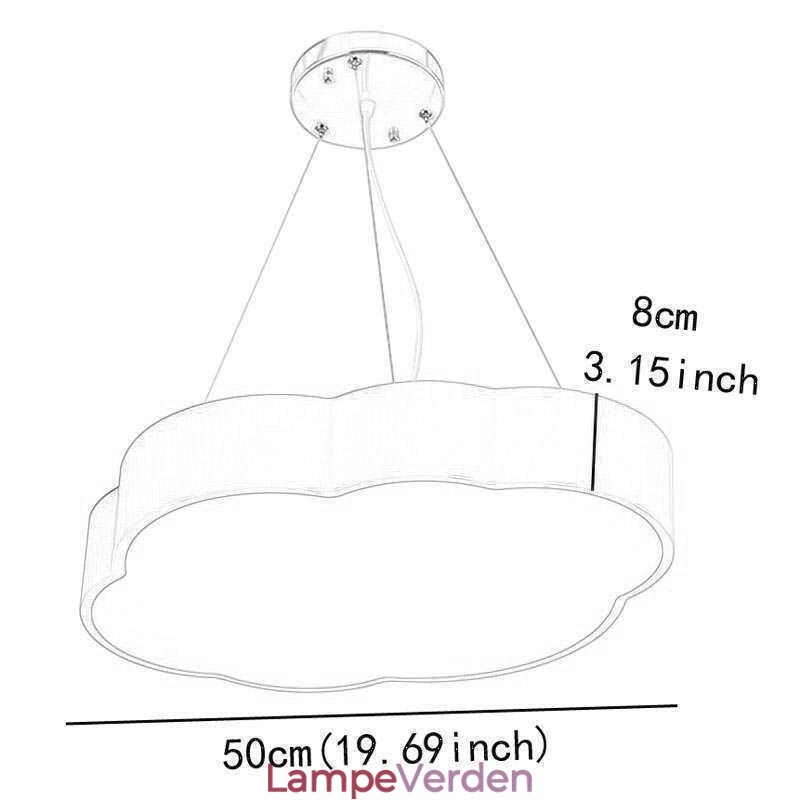 Pendel Moderne Simple Cloud Lampe Kreativ tegneseriebelysningslys