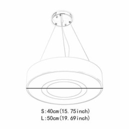Moderne Unik Pendellampe Rund Lampe Enkel Varmebelysningslys