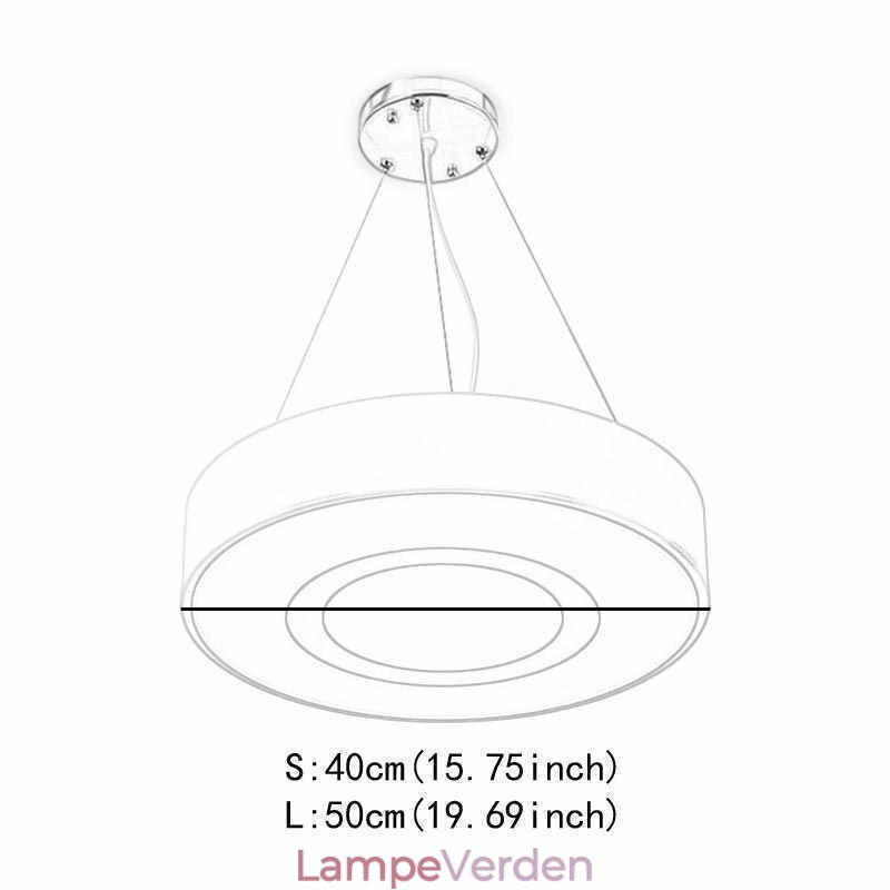 Moderne Unik Pendellampe Rund Lampe Enkel Varmebelysningslys