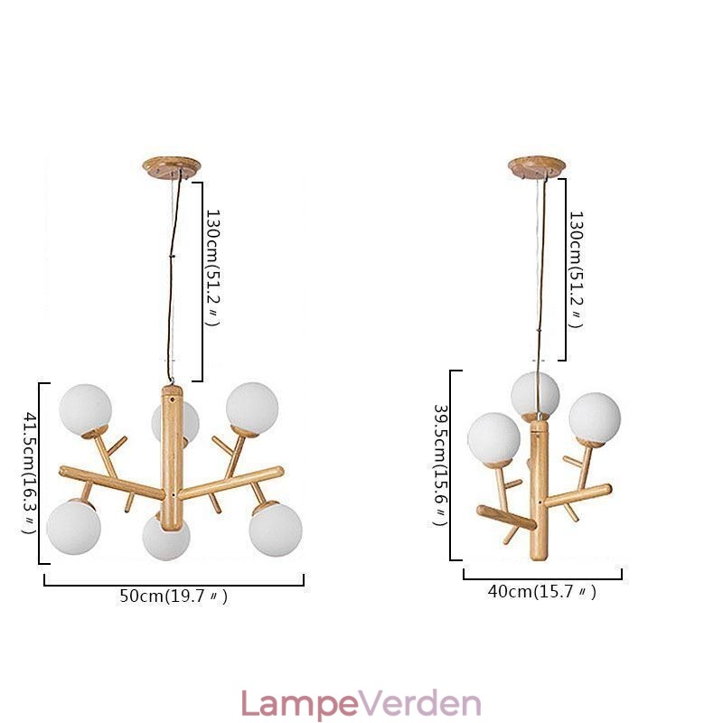 Nordic Creative Pendel i træ