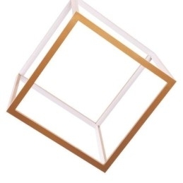 Postmoderne Pendel Geometrisk Guld hængende Lys