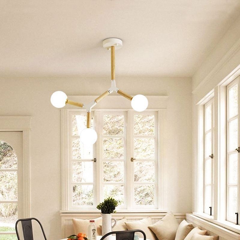 Nordic Magic Bean Pendel Creative Wooden Lighting