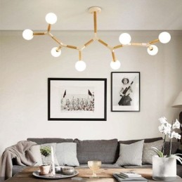 Nordic Magic Bean Pendel Creative Wooden Lighting