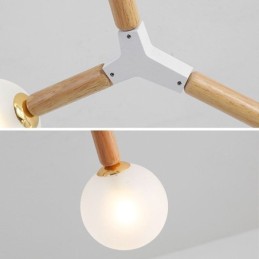 Nordic Magic Bean Pendel Creative Wooden Lighting