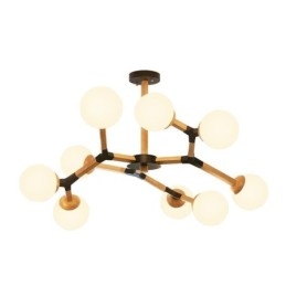 Nordic Magic Bean Pendel Creative Wooden Light Fitting