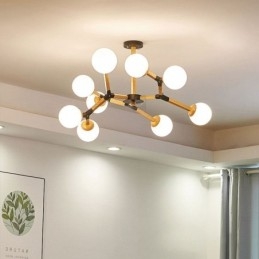 Nordic Magic Bean Pendel Creative Wooden Light Fitting