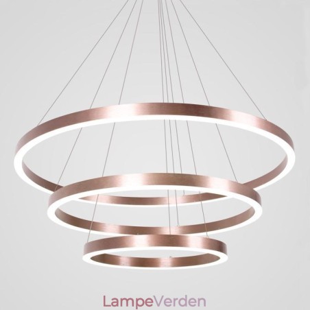 Pendel Drawing Craft 3 Ringe Lampe 80+60+40cm Pendel Drawing Craft 3 Ringe Lampe 80+60+40cm
