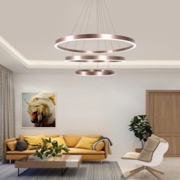 Pendel Drawing Craft 3 Ringe Lampe 80+60+40cm