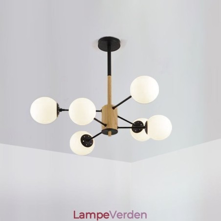 Magic Bean Pendel Creative Nordic Wooden Light Fitting Magic Bean Pendel Creative Nordic Wooden Light Fitting