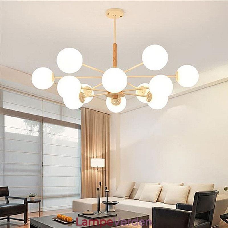 Magic Bean Pendel Creative Nordic Wooden Light Fitting