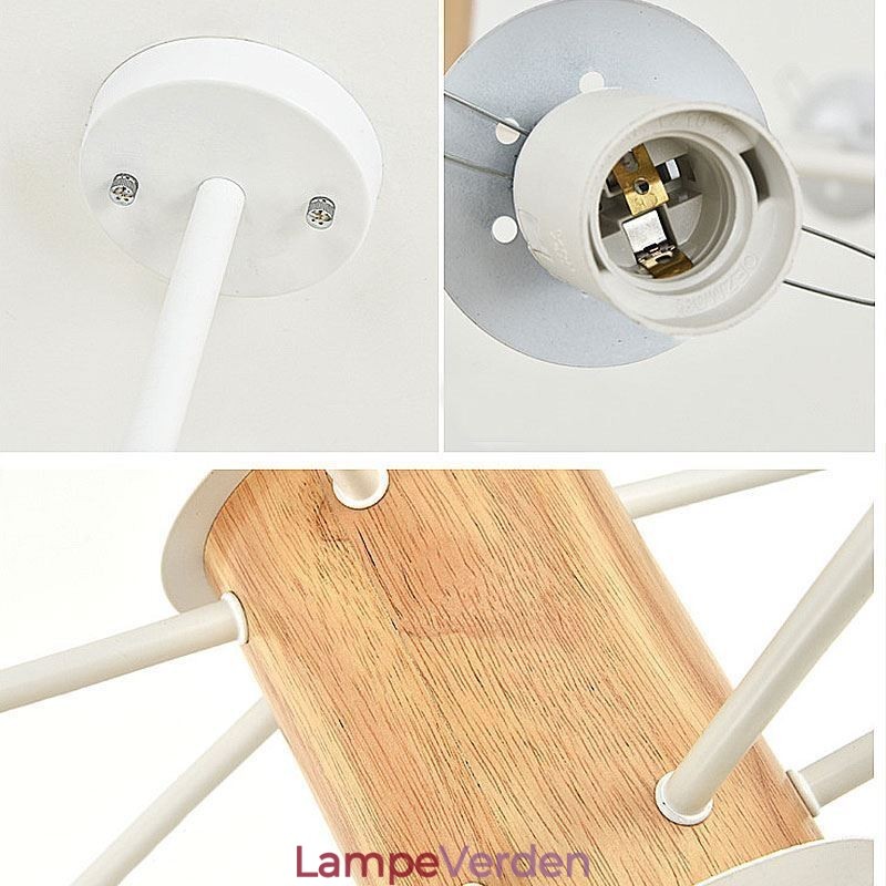 Magic Bean Pendel Creative Nordic Wooden Light Fitting