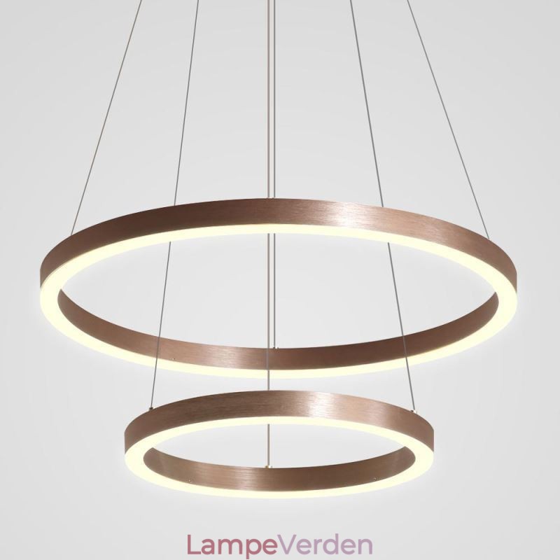 Pendel Drawing Craft 2 Ringe Lampe 60+40cm