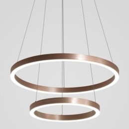Pendel Drawing Craft 2 Ringe Lampe 60+40cm