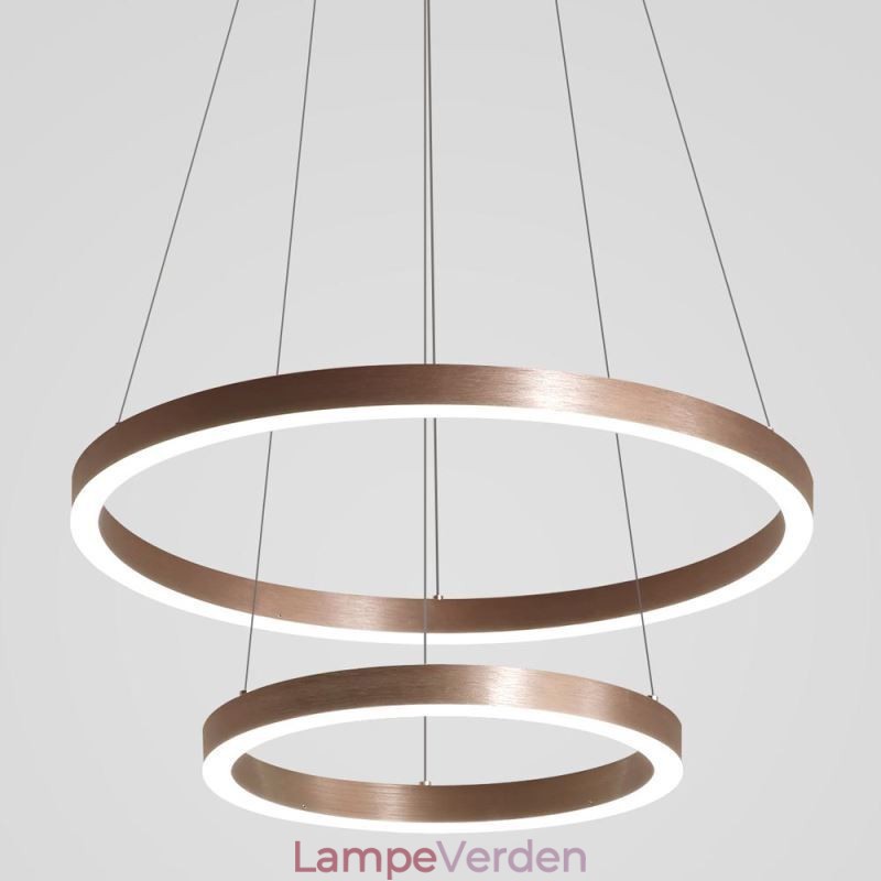 Pendel Drawing Craft 2 Ringe Lampe 60+40cm