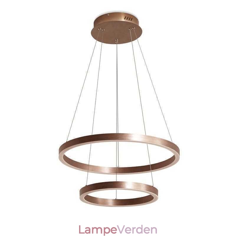 Pendel Drawing Craft 2 Ringe Lampe 60+40cm