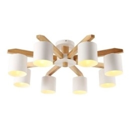 Nordic Log Pendel Macaron Light Fitting