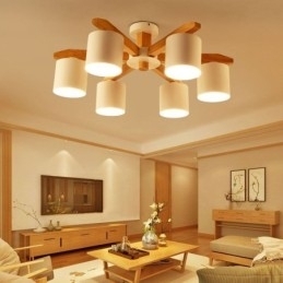 Nordic Log Pendel Macaron Light Fitting