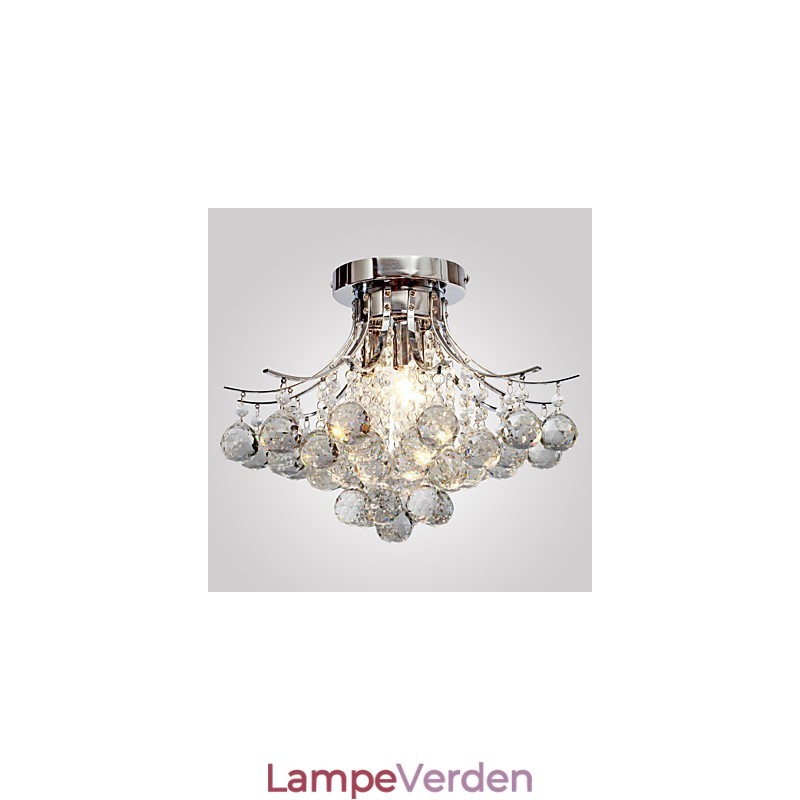 Lysekrone moderne krystal 3 lys