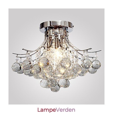 Lysekrone moderne krystal 3 lys Lysekrone moderne krystal 3 lys