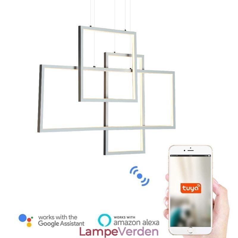 Nordic Pendel Geometrisk Firkantet Pendel