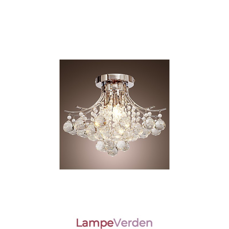 Lysekrone moderne krystal 3 lys