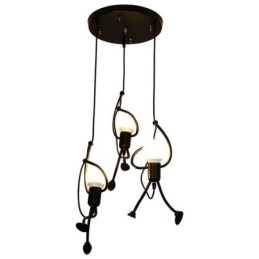 Moderne Pendel Light Creative Little Man Shape Lampe Individuel Home Light