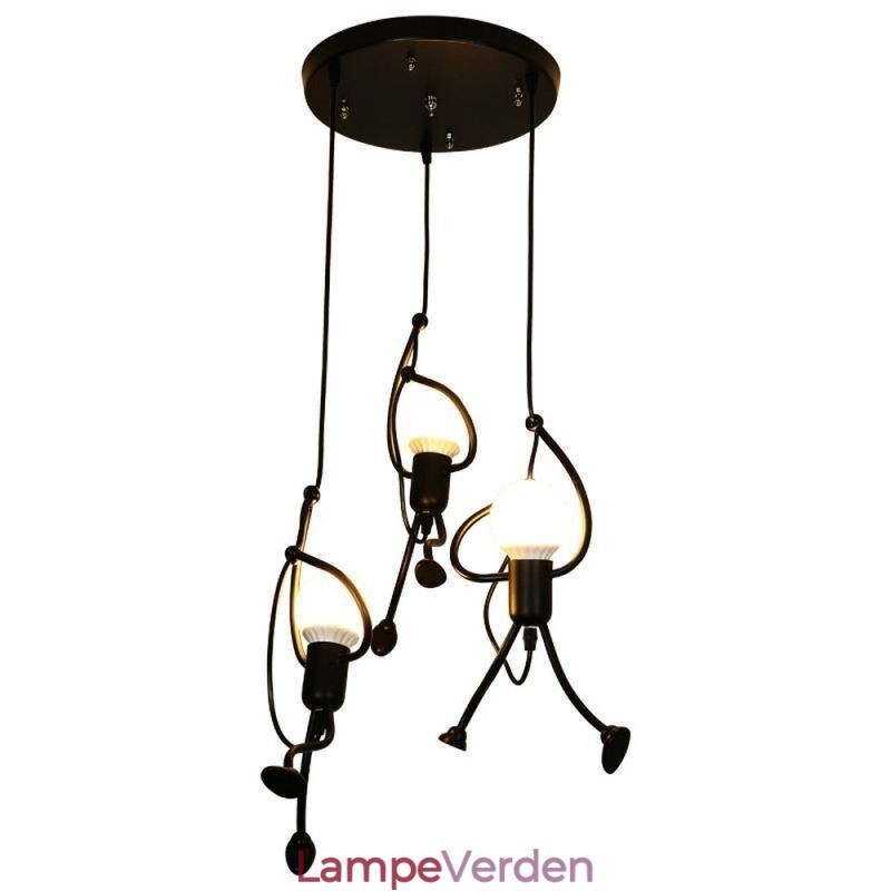 Moderne Pendel Light Creative Little Man Shape Lampe Individuel Home Light